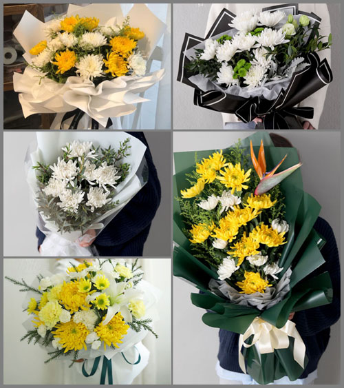 四川成都崇州市王场镇觉皇村白事花束代送